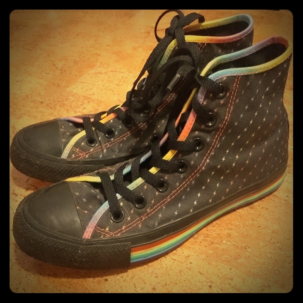 Rainbow Pride Converse